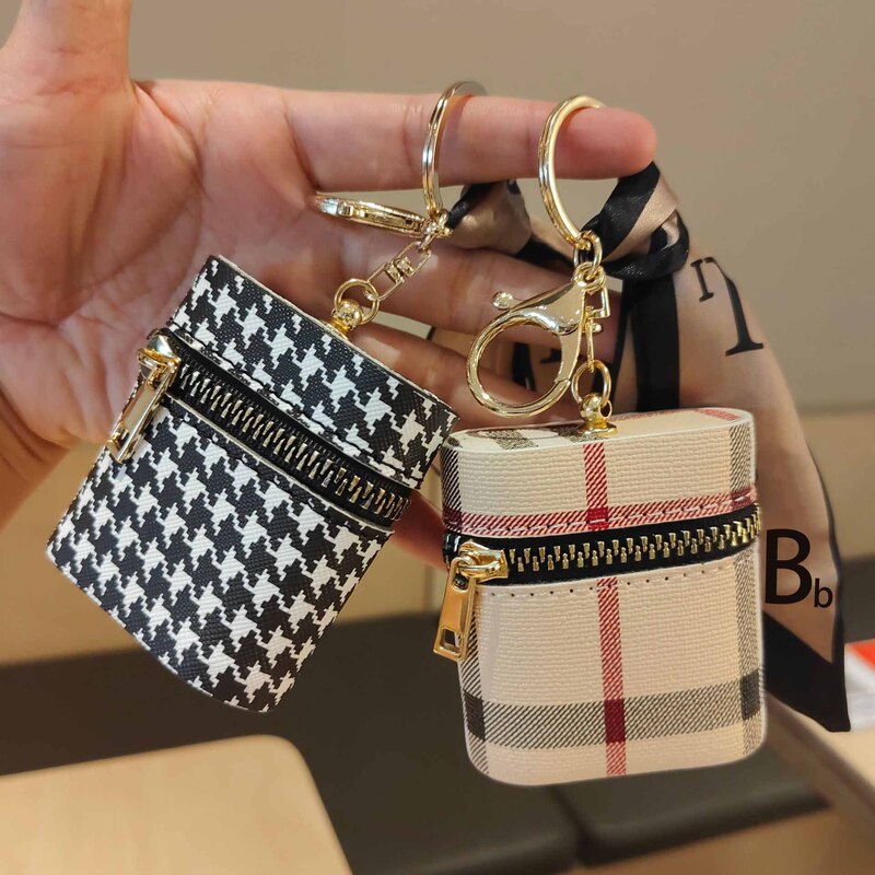 New Key Change Storage Bag Headset Protective Case Mini Lipstick Storage Bag Portable Fashion Key Pendant