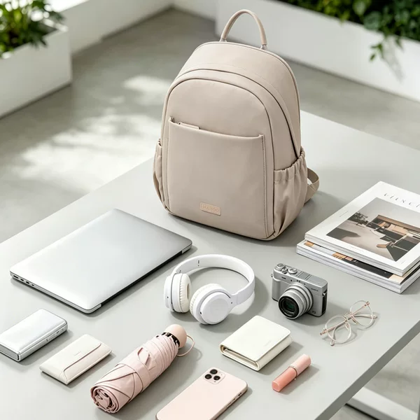 Laptop bag suitable for both men and women, large capacity, for MacBook Pro 14 15.6inch backpack, shoulder bag