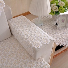 沙发巾全盖布蕾丝靠背巾沙发罩防滑沙发套纯色镂空盖沙发坐垫