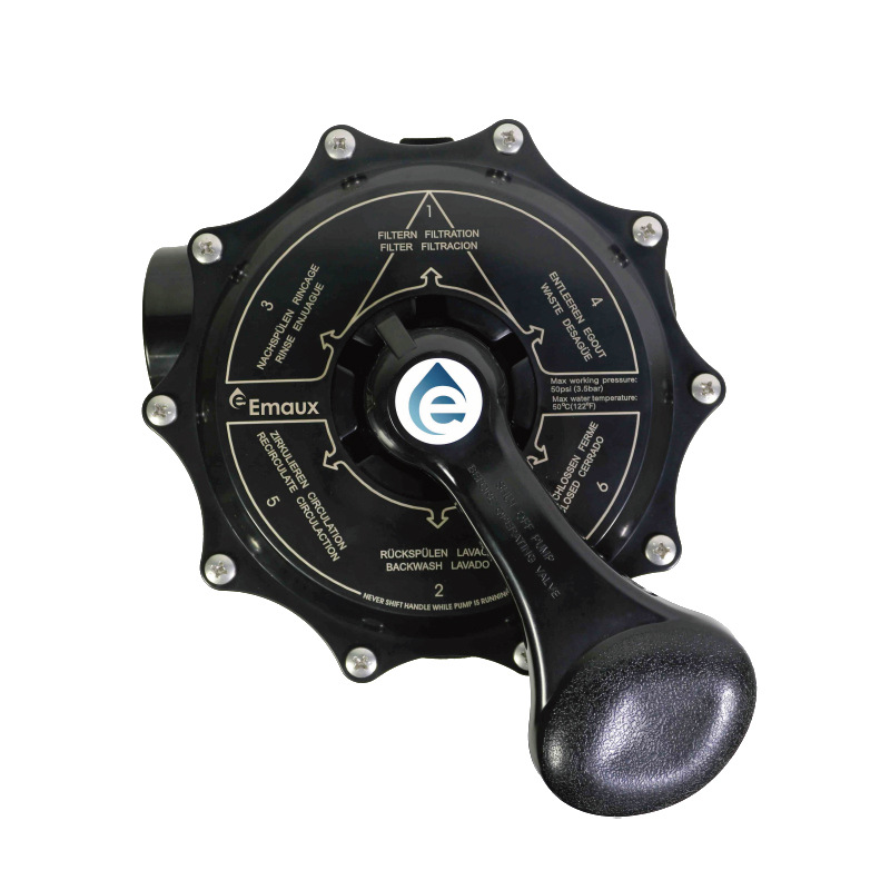 Cabeza de cilindro de arena yiwanshi EMAUX 1,5 pulgadas/2 pulgadas cabeza de cilindro superior piscina equipo de cilindro de arena Válvula de cabeza de cilindro original