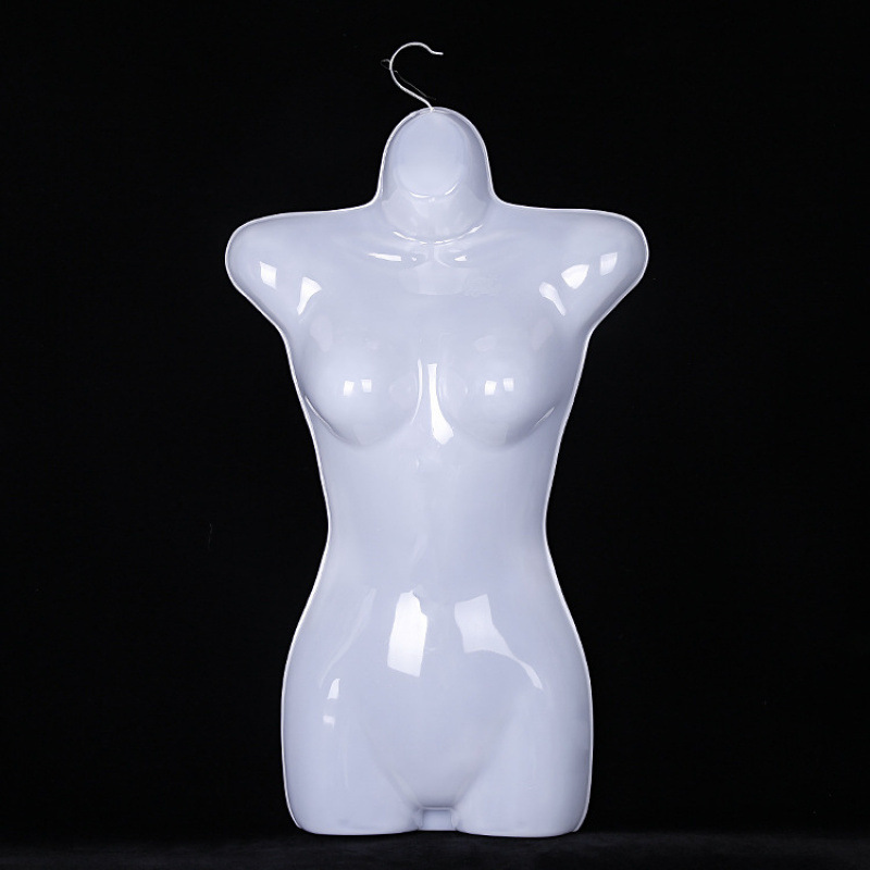 Accesorios tiendas de ropa de mujer exhibición de trajes de baño colgando pijamas modelo de ropa interior percha de cuerpo