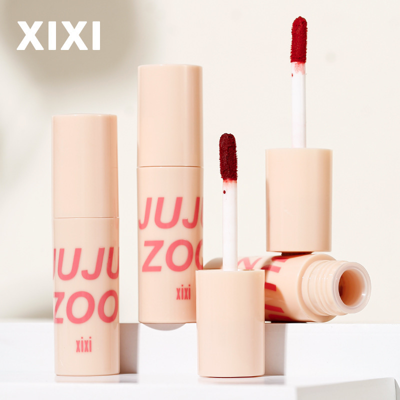 Xixi Dusk Mist Lip Mud Color Lip Mud Matte Matte Easy to Apply Complexion Whitening Student Party Affordable Lip
