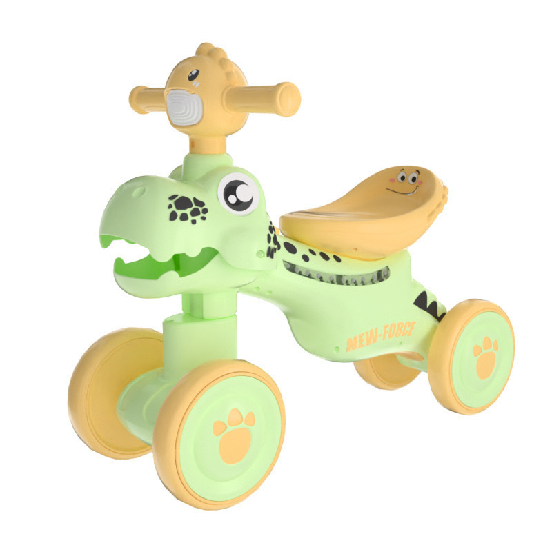 Patina de dinosaurio para niños patina de 1 - 3 años andador patina de torsión patina anti-rollback patina para niños