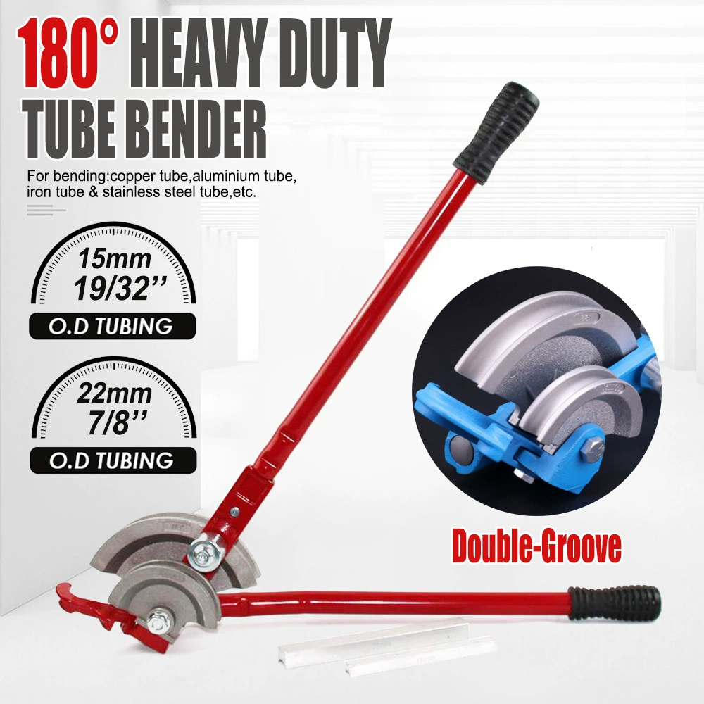 Трубогиб 15 + 22 мм, обустройство дома, водопроводная медь, жесткая труба, сверхмощный трубогиб, мощный сверхмощный трубогиб 90 градусов