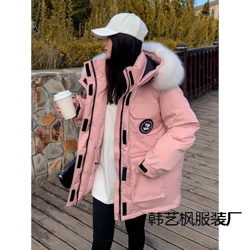 Real shot cotton-padded jacket 2022 new pattern Windbreak Down Cotton A small minority work clothes ins cotton-padded clothes Winter clothes coat