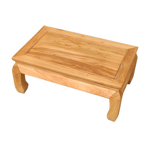 Old Elm Chinese Style Kang Table White Stubble Furniture Tatami Table Northeast Kang Table Bay Window Small Tea Table White Embryo