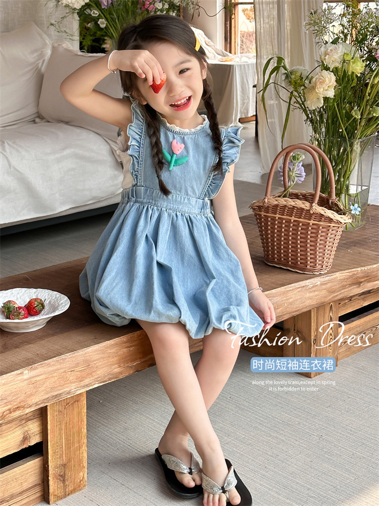 ¡Oferta especial de ropa de primavera para niñas 2025! Gran descuento, renovado con un solo clic] Set de vestidos de niñas Mori