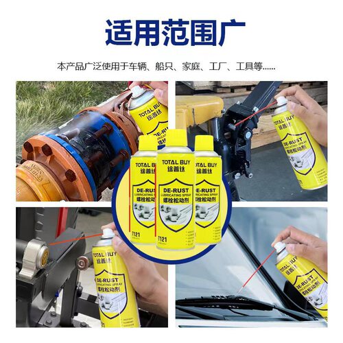 TPUTDA Bolt Loosening Rust Remover Screw Rust Remover Universal Rustproof Lubricant Metal Iron Rust Remover