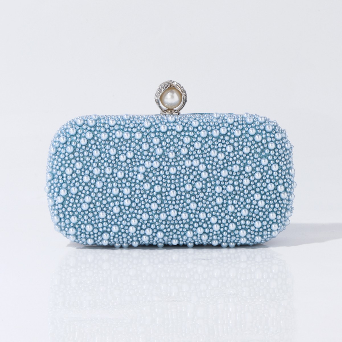 Cross-Border Popular Celebrity Retro Pearl Evening Bag New Beaded Cheongsam Clutch Bag Evening Party Evening Dress Bag