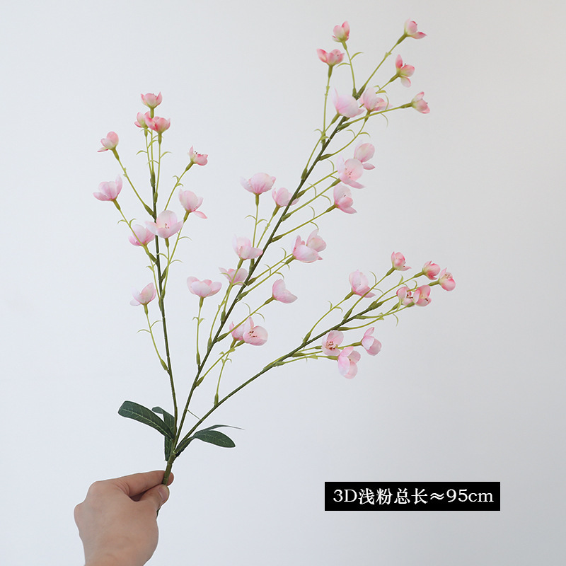 Orquídeas de campana de flores simuladas sala de estar lujosa de alta gama decoración floral