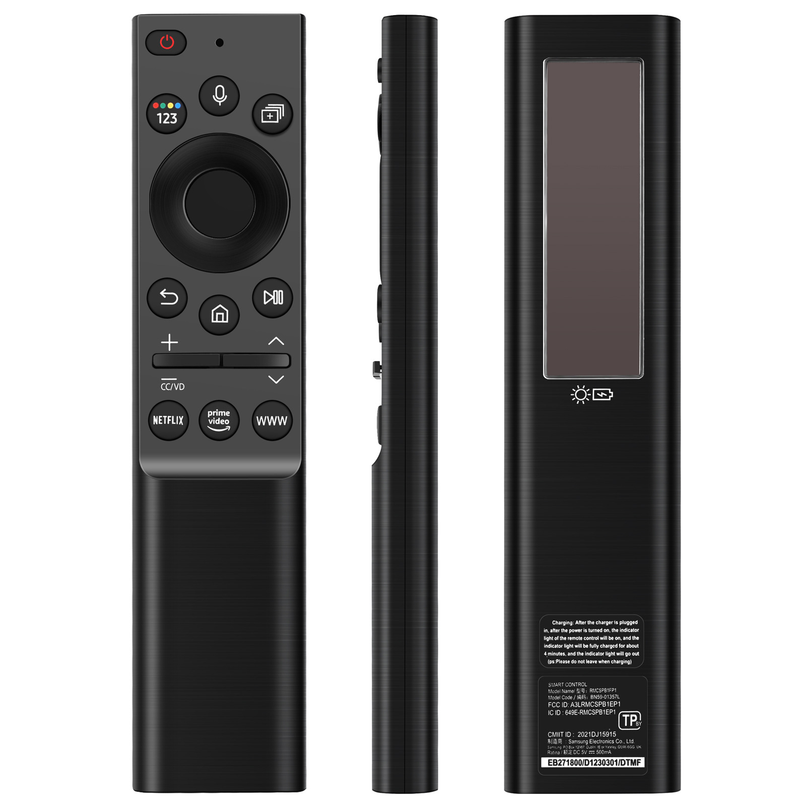 Nuevo código para Samsung TV Bluetooth control remoto de voz BN59 - 01385A 01357A modelo solar