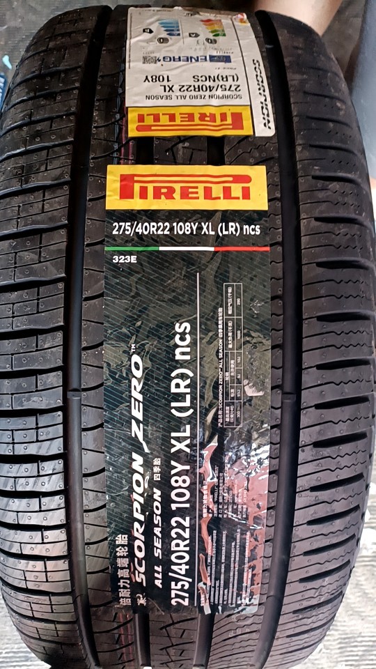 Pirelli 275/40-22 Scorpion King Four Seasons SC-ZERO A/S 108Y LR Silent Cotton Imported