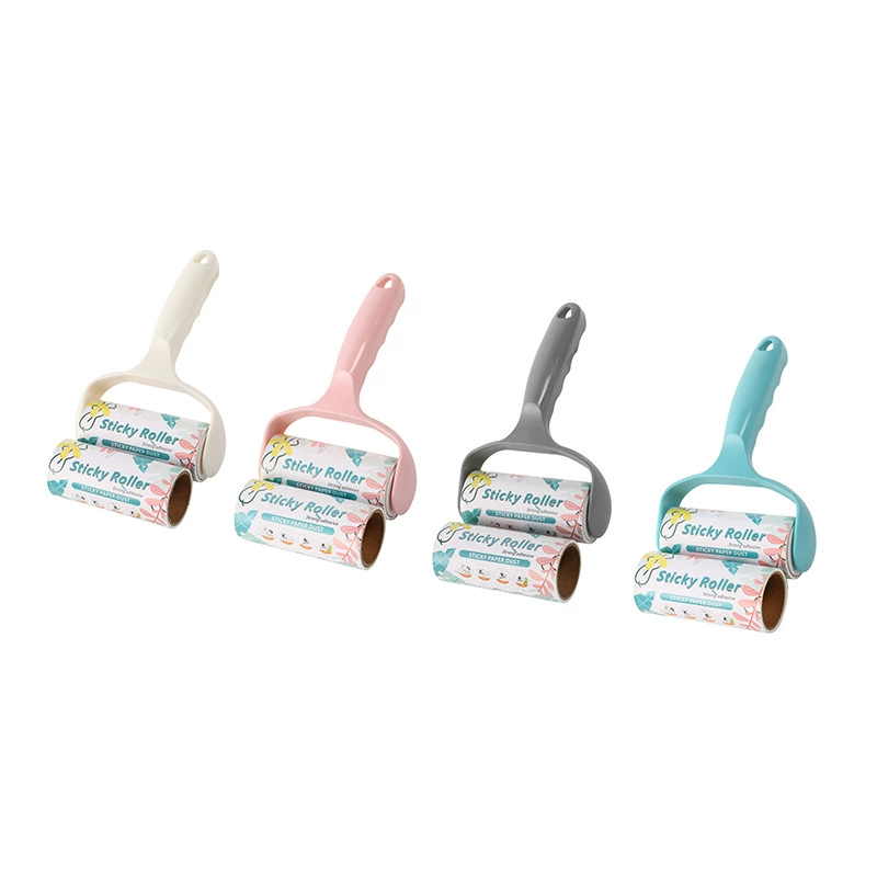 Наклейка из липкой шерстяной бумаги Разрывная роликовая войлочная щетка Липкая шерсть Артефакт Удаление волос Одежда Липкая шерстяная щетка