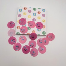 五月天演唱会周边迷你小圆光栅卡粉丝互黑物料收藏卡通变换卡闪卡