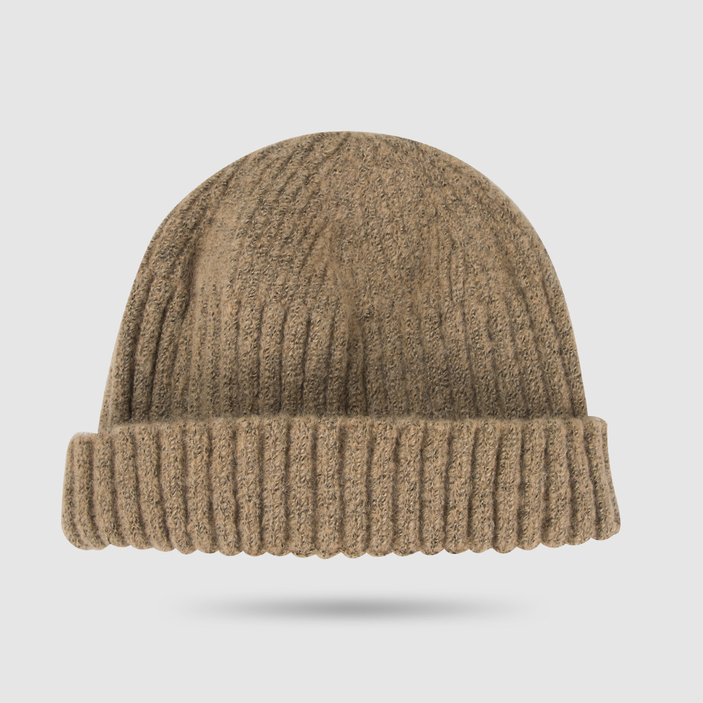 105g Weight Office, Outdoor, Travel, Birthday, Festival, Sports, Shopping Occasion Stripe Pattern Unisex Gender Hip-Hop Style Light Grey, Grey, Beige, Green, Blue, Wine Red, Camel, Yellow, Black Color One Size Size Korean Melon Hat Warm Pure Color Knitted Wool Hat Outdoor Hat Hip Hop Tide 5