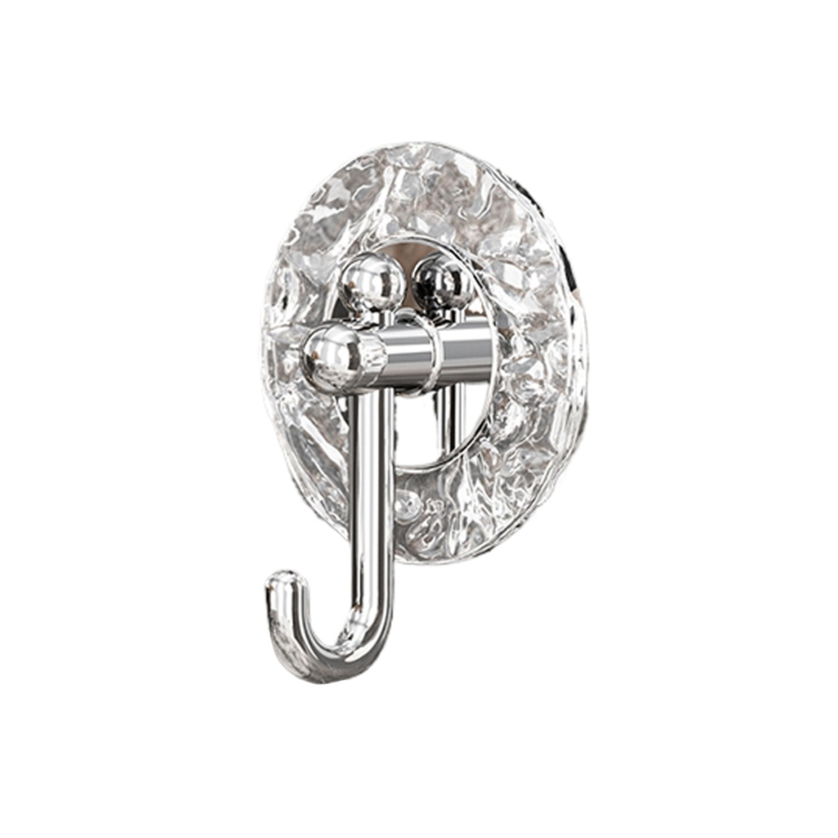 Luz gancho de lujo adhesivo fuerte carga Punch-libre cocina baño Baño pared puerta toalla sin costuras gancho pegajoso