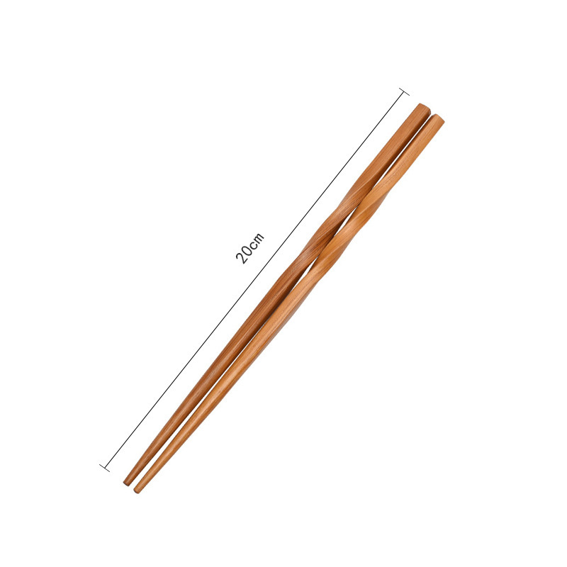 .트위스트 대나무젓가락 21cm.