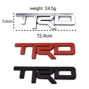 Toyota Reiz Camry Trd üçün fərdi Asiya Əjdahası Trd avtomobil metal emblemi