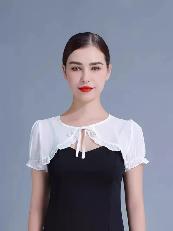 Короткая тонкая летняя накидка, куртка, жилет, с коротким рукавом