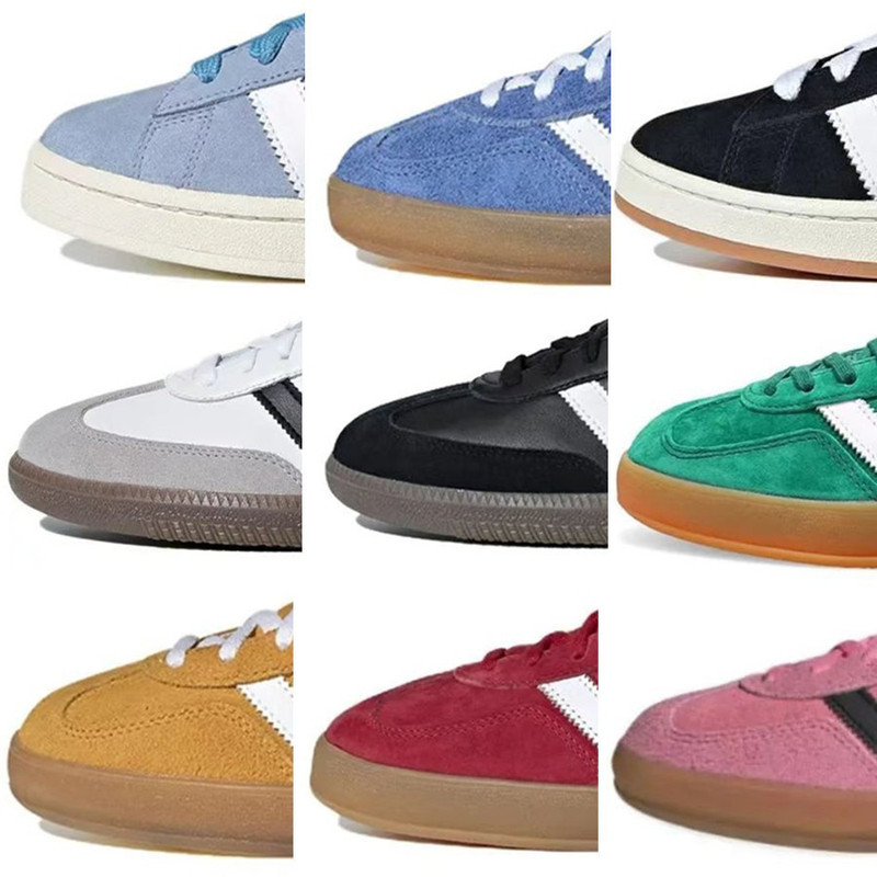 Samba Shoes from Putian, Versatile Campus Height-Increasing Thick-Soled Pink, Black, White, Gray Casual Samba White Shoes Samba Shoes from Putian, Versatile Campus Height-Increasing Thick-Soled Pink, Black, White, Gray Casual Samba White Shoes