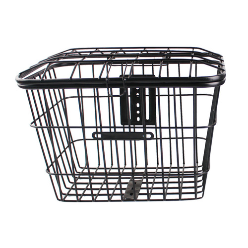 Waterproof storage inner basket for electric bicycle, thickened iron material, dustproof storage, portable bike basket for wholesale