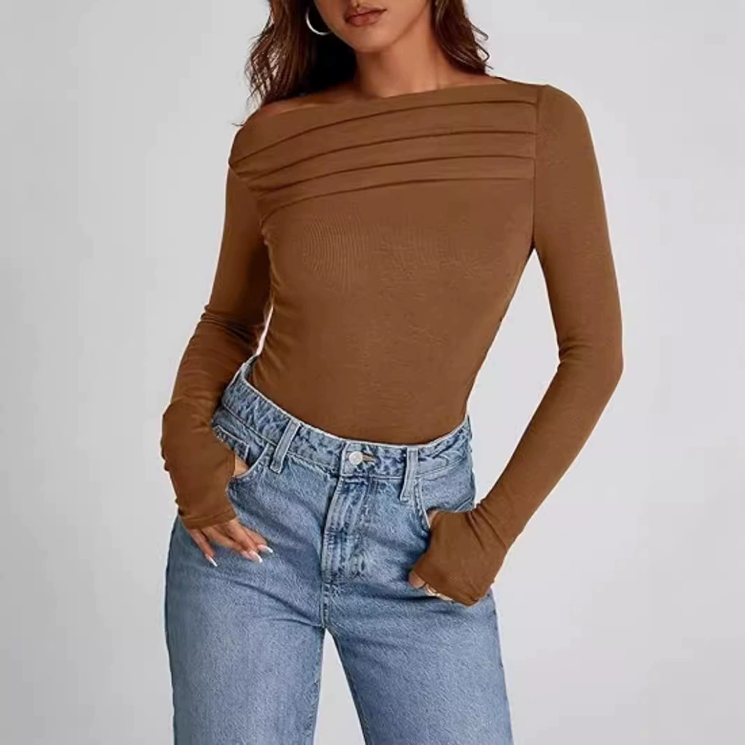 Long-sleeve, cotton cloth, Amazon, style, slim fit