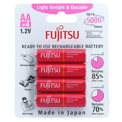 Fujitsu Rechargeable Battery No. 5: Hibrid akkumulyator batareyaları