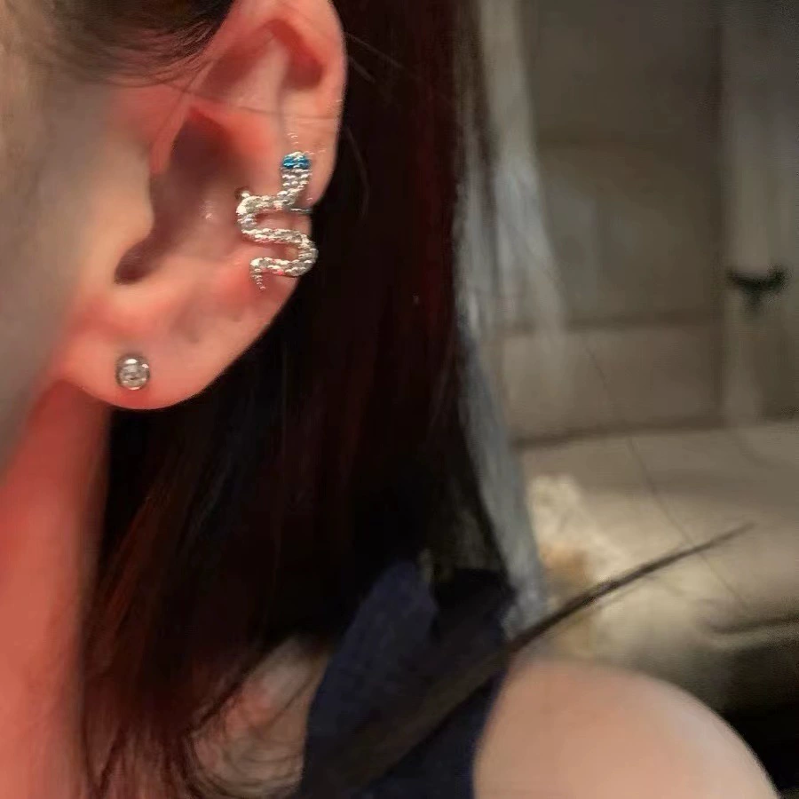 Earrings, ear clips, no pierced ears, high-quality style