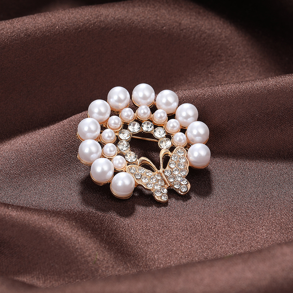 Broche elegante em liga para mulher, acessório de colar sofisticado_voghion.com