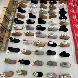 儿童防滑雪地靴杂款男童鞋冬季棉鞋防滑女童靴子童鞋加绒雪地棉鞋