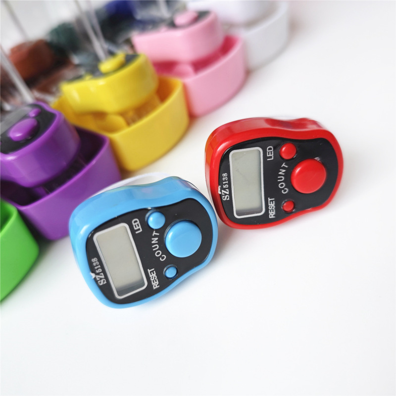 工厂货源新款夜光计数器电子数显戒指型手指记数器finger counter|undefined