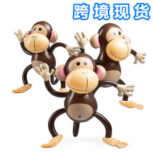 厂家批发 PVC充气猴子充气动物猴子玩具 儿童卡通充气动物派对道