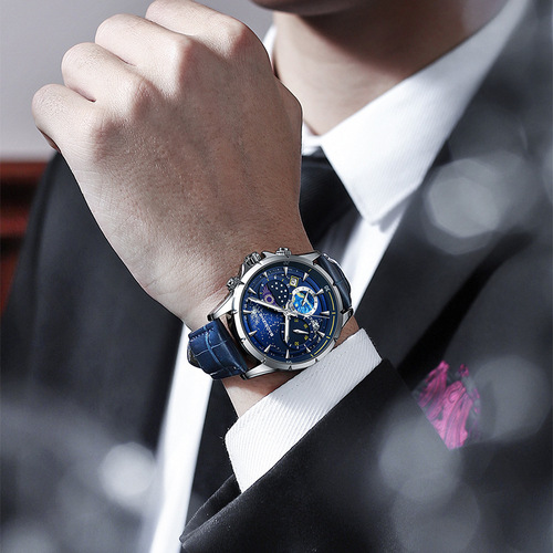 Prosper's Gypsophila business high-end men's watch waterproof mechanical quartz watch men's student watch boys' watch