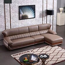 北欧真皮沙发头层牛皮现代筒约高档豪华别墅客厅组合贵妃