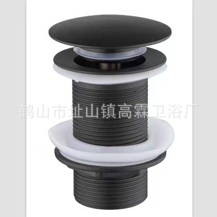 Directo de fábrica de aleación de Zinc negro gran rebote cuenca escurridor lavabo cuenca escurridor