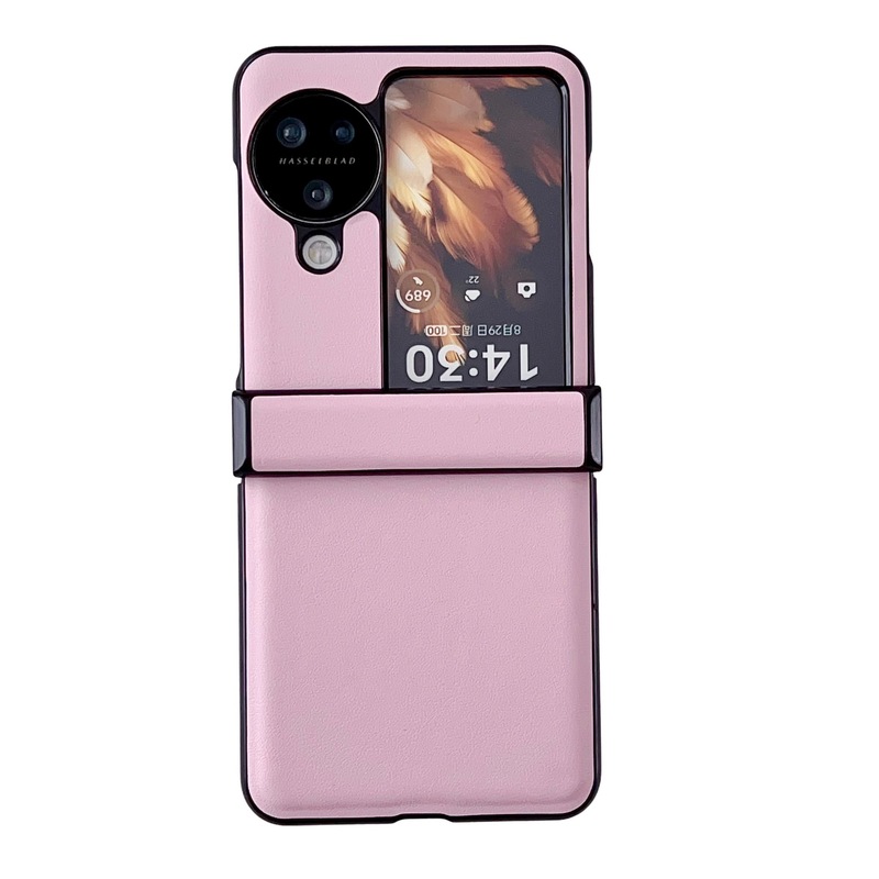 Oppo find n3 flipを適用した新型モランディ純色皮紋三段シンプルな携帯ケース|undefined