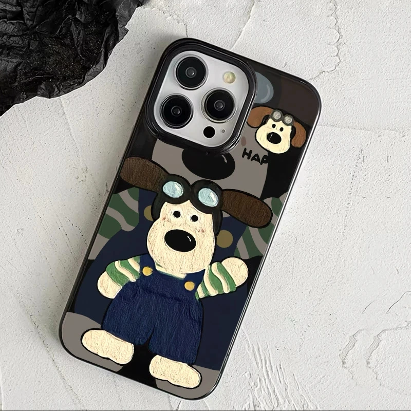 Apple, совместимый iPhone 15/16, чехол для телефона с мультфильмом, 16plus, iphone, защита от падений