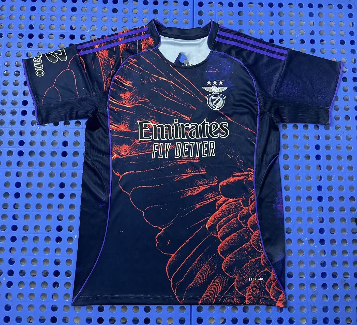 Vhils x adidas x SL Benfica 2025/26 Special Edition Wing Jersey Black