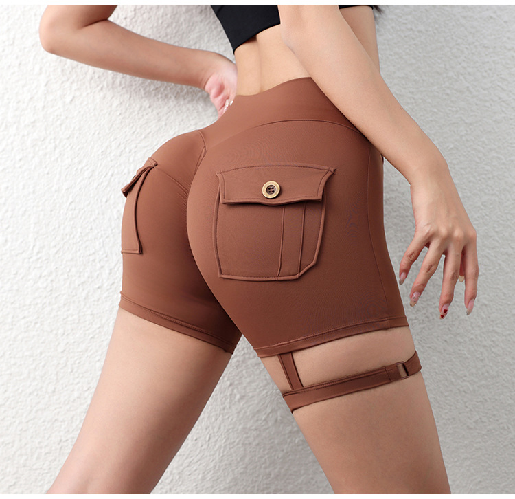 Streetwear Sports Solid Color Nylon Spandex Active Bottoms Leggings display picture 1