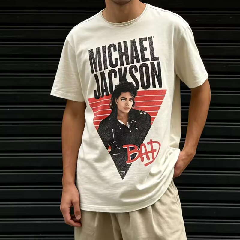 Michael Jackson Michael Jackson American Retro Trendy Unisex T-Shirt for Children and Adults Michael Jackson Michael Jackson American Retro Trendy Unisex T-Shirt for Children and Adults