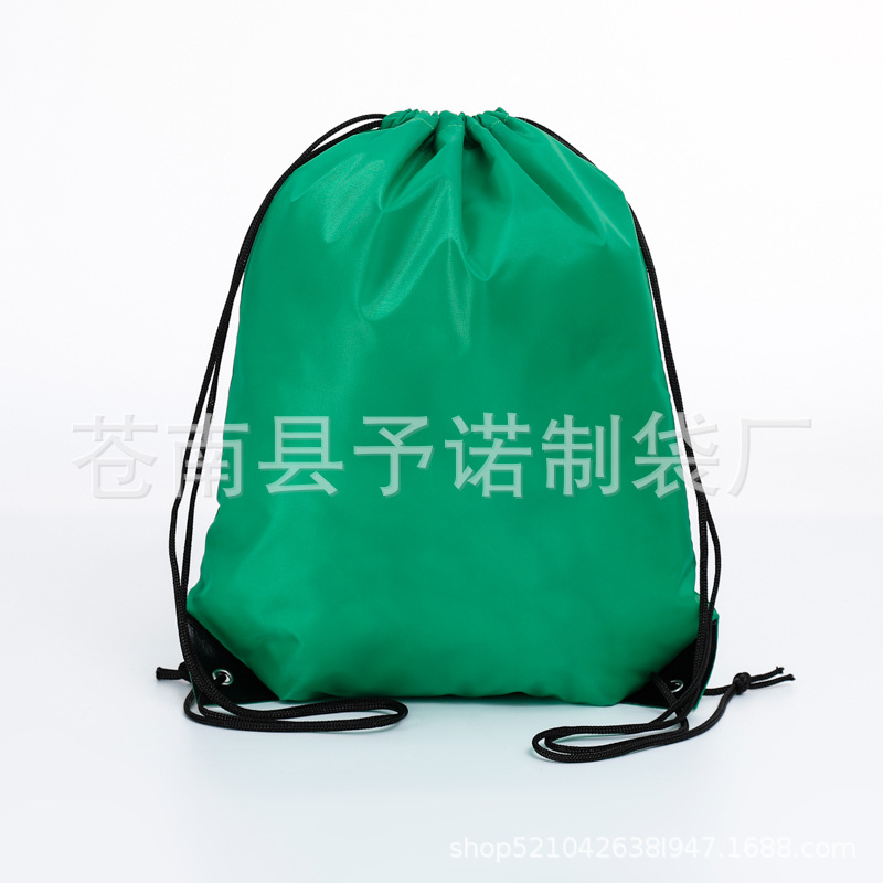 210d bolsa de cordón de poliéster en stock con cordón de hombro bolsa de almacenamiento transfronteriza mezclar y combinar traje de poliéster bolsa de cordón