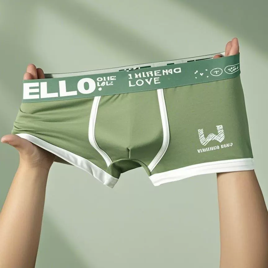 源头工厂男士内裤纯棉青少年休闲阿罗裤平角四角内裤专供跨境货源