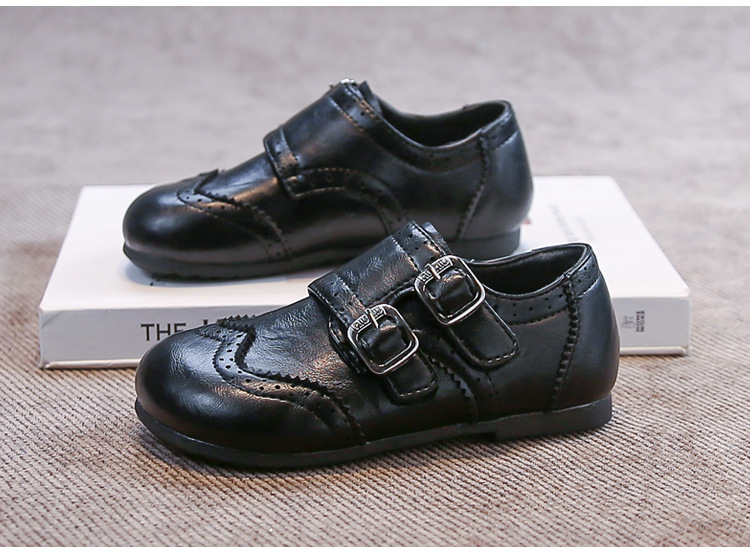 Scarpe in pelle per ragazzi stile britannico comode eleganti_voghion.com