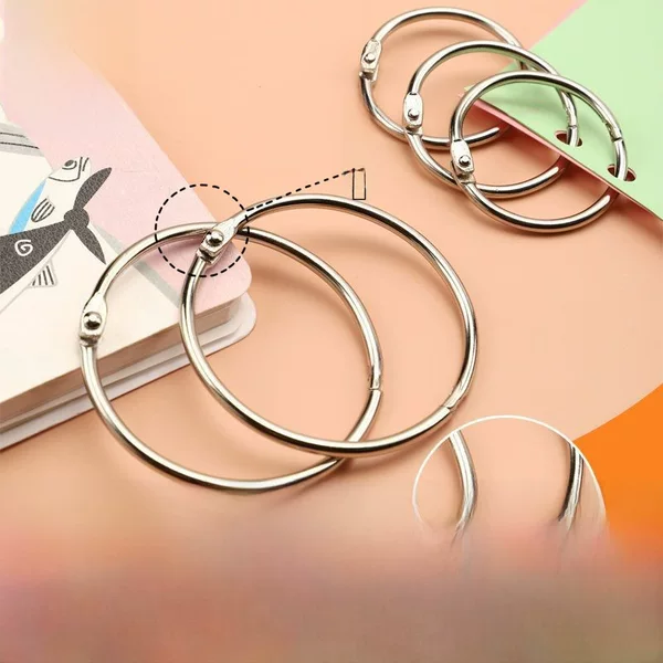 Loose-leaf ring iron ring buckle binding ring diy card character card photo album binding ring coil ring iron ring buckle ring open buckle