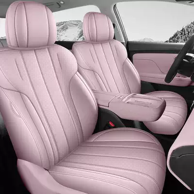Modelə uyğun (Original) oturacaq örtükləri full leather, all-season use, 25 - monet-purple-standard-edition-note-the-model-year-front-row-fully-covered-rear-row-partially-covered