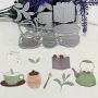 主题手工蚀刻压花茶具
