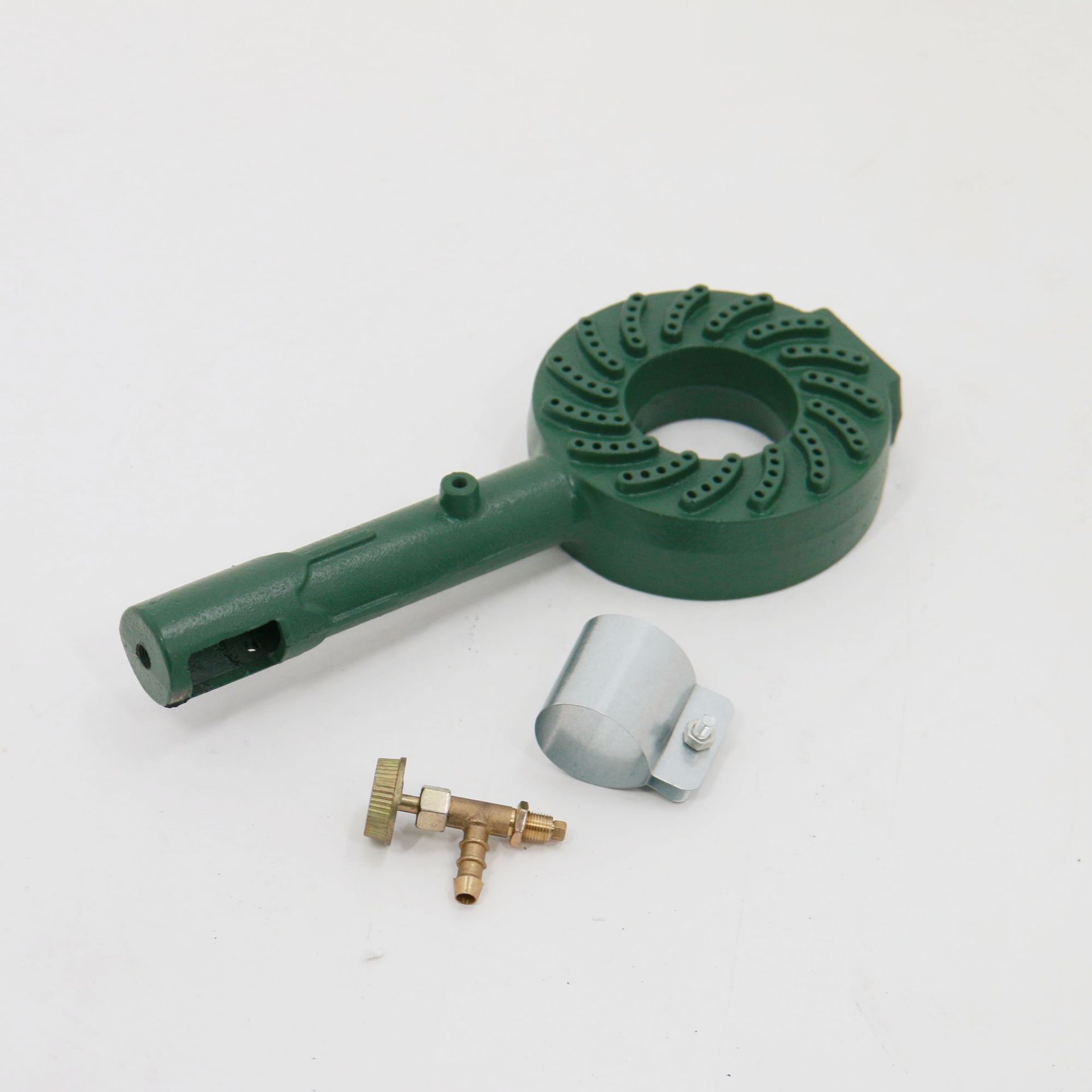 Olla cazuela de fideos de arroz estufa Placa de hierro estufa individual anillo cabeza estufa de gas soporte cuadrado multi-ojo estufa estante Universal