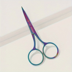 New wholesale cross stitch scissors stainless steel beauty scissors eyebrow trimming scissors eyebrow scissors beauty tools cross-border