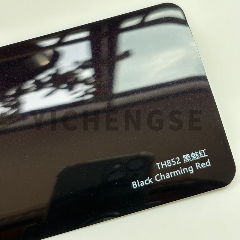 Brooklyn Grey TPU, Yichengse Car paint protective film - tpu-car-wrap-black-red-15215-metersroll