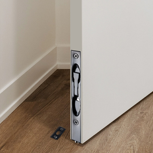 Stainless Steel Invisible Box-Type Floor-to-Ceiling Concealed Latch, Double-Leaf Mother-and-Child Door, Fireproof Door, Anti-Theft Door, Wooden Door, Concealed Door Bolt